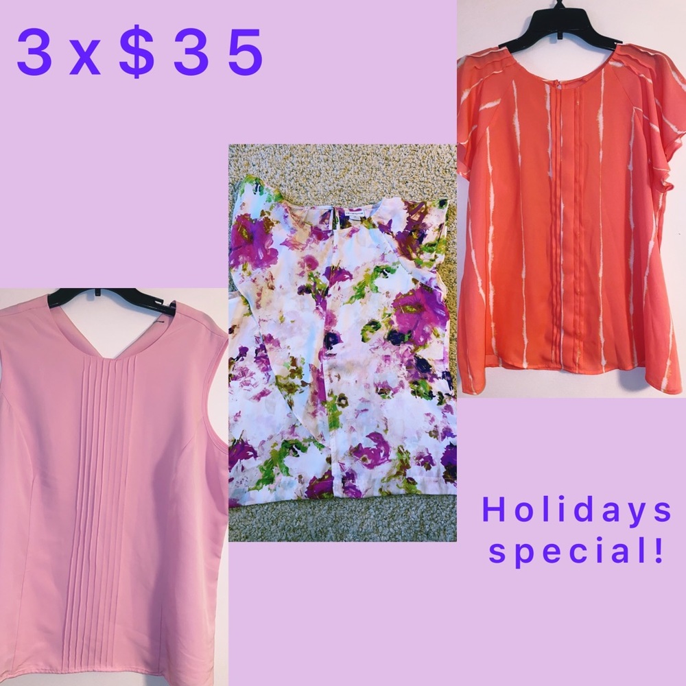 Liz Claiborne Blouse 3x$35 ! Holidays special !